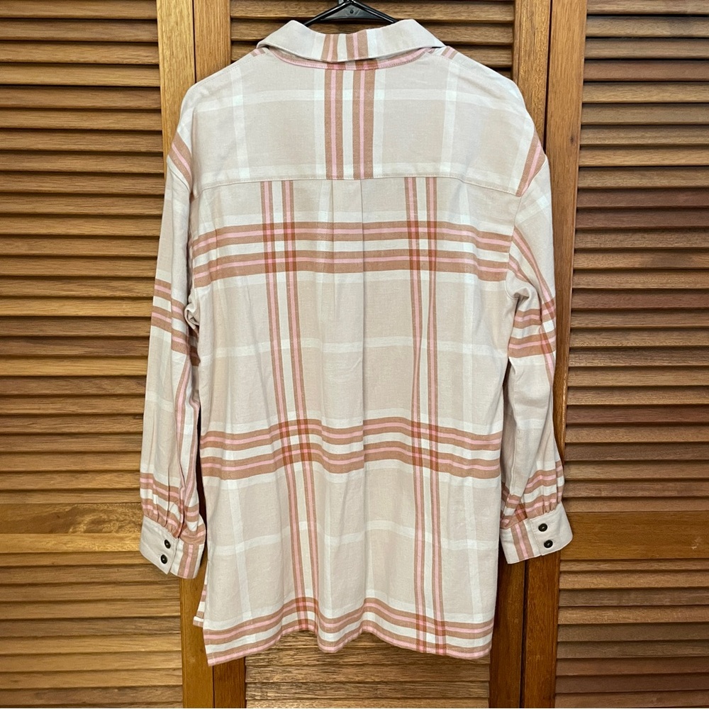 NWT Spell Basecamp Flannel in Musk size S - Picture 7 of 8